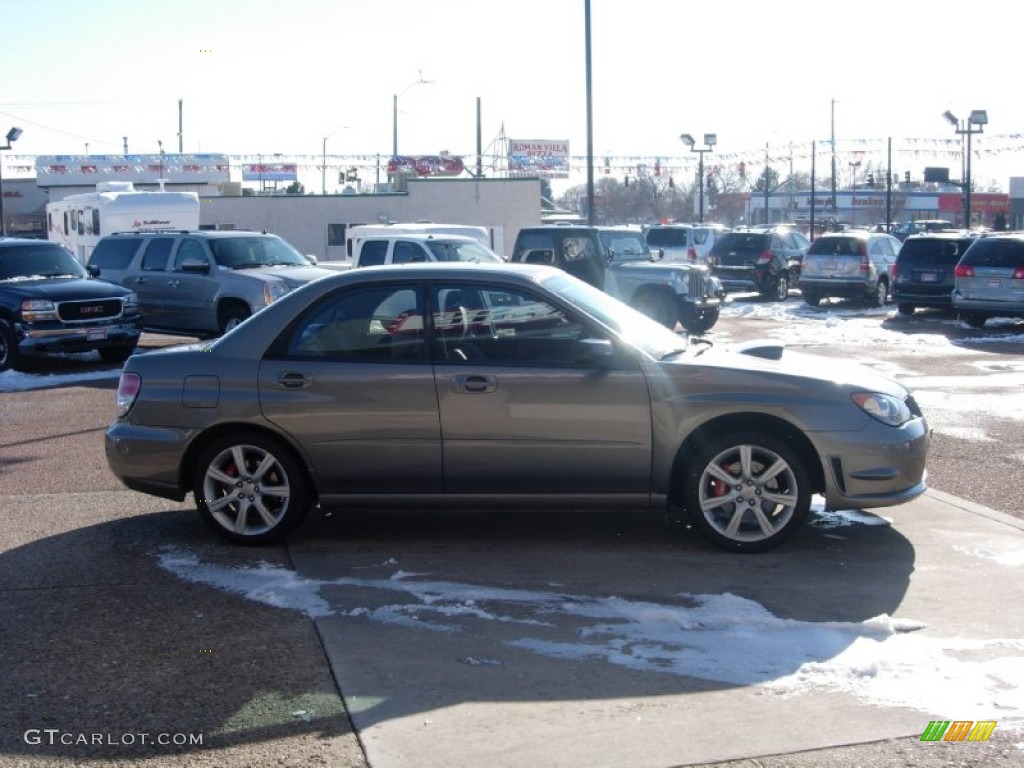 2006 Impreza WRX Sedan - Crystal Gray Metallic / Anthracite Black photo #14