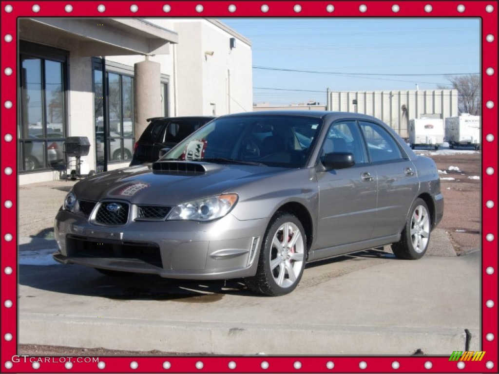 2006 Impreza WRX Sedan - Crystal Gray Metallic / Anthracite Black photo #17