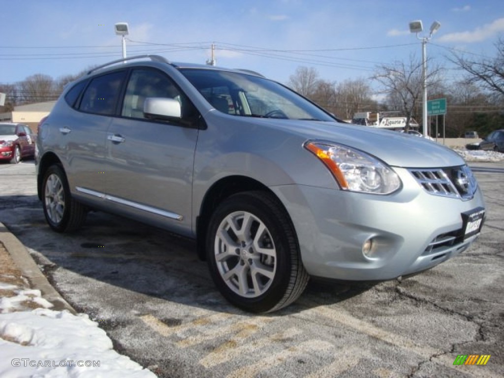 2013 Rogue SL AWD - Frosted Steel / Gray photo #3