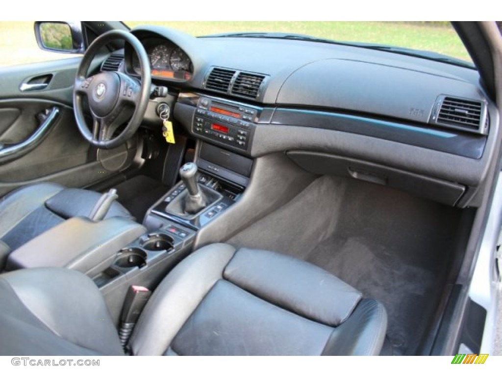 2001 3 Series 325i Convertible - Titanium Silver Metallic / Black photo #22