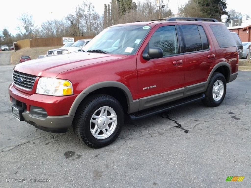 Toreador Red Metallic 2002 Ford Explorer XLT 4x4 Exterior Photo #90003200