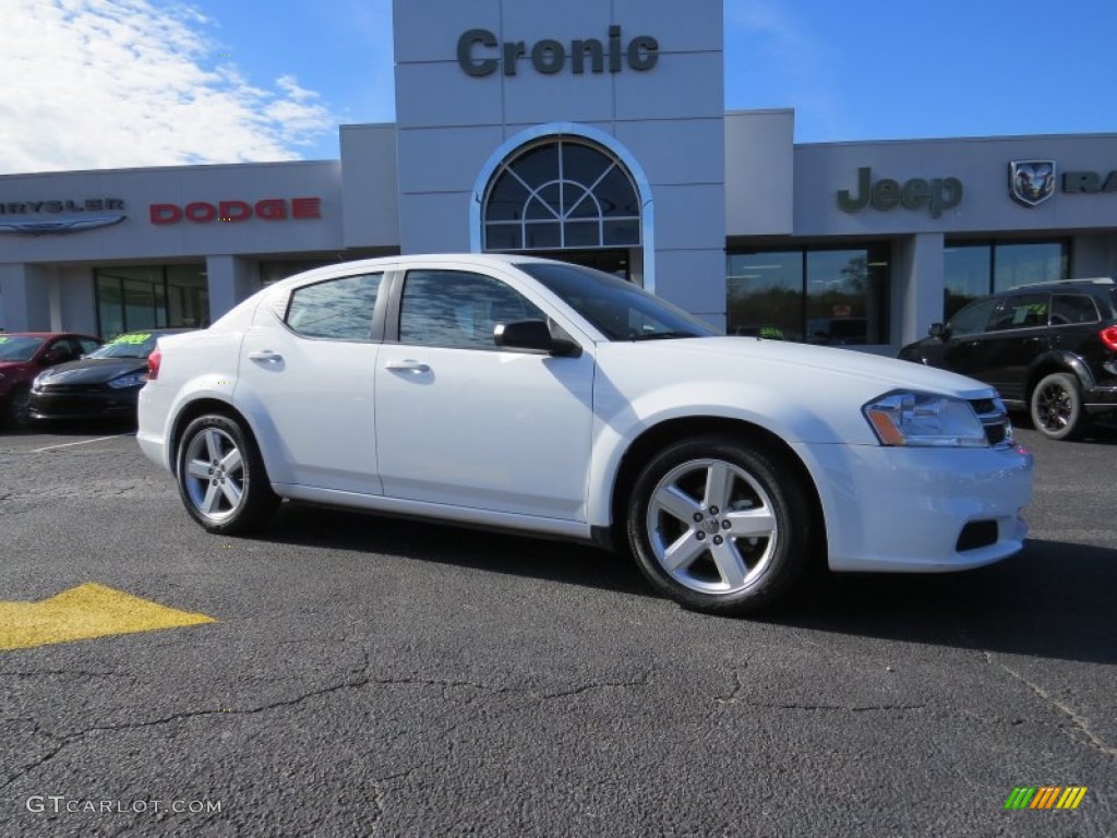 2013 Avenger SE - New Bright White / Black photo #1