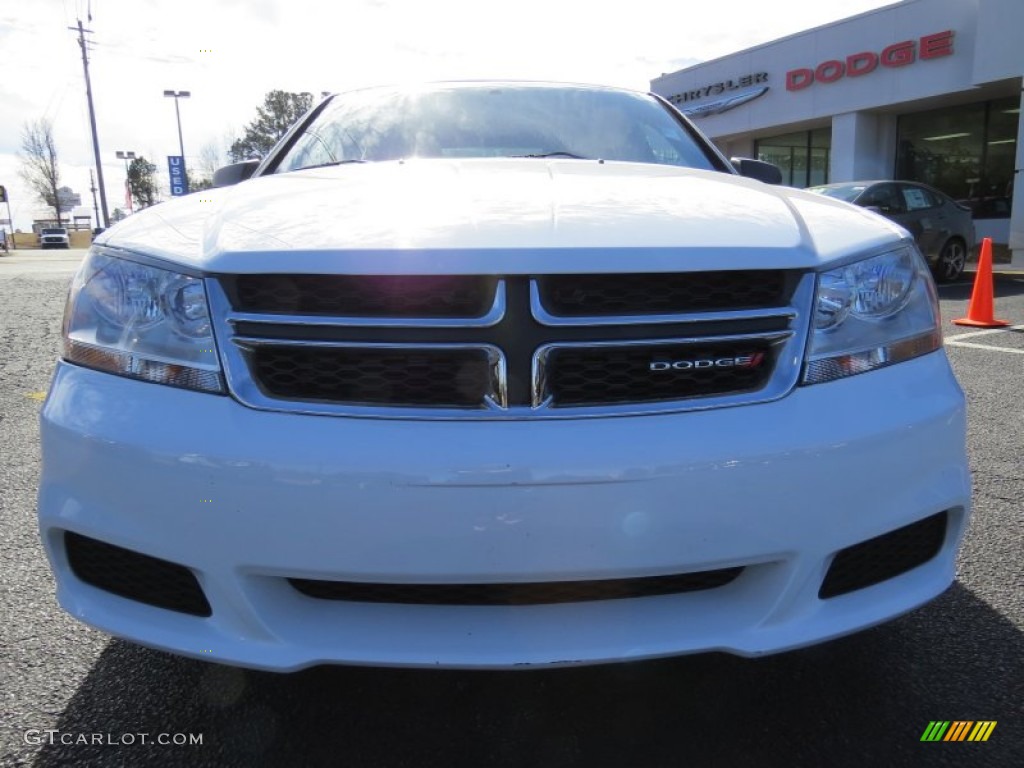2013 Avenger SE - New Bright White / Black photo #2