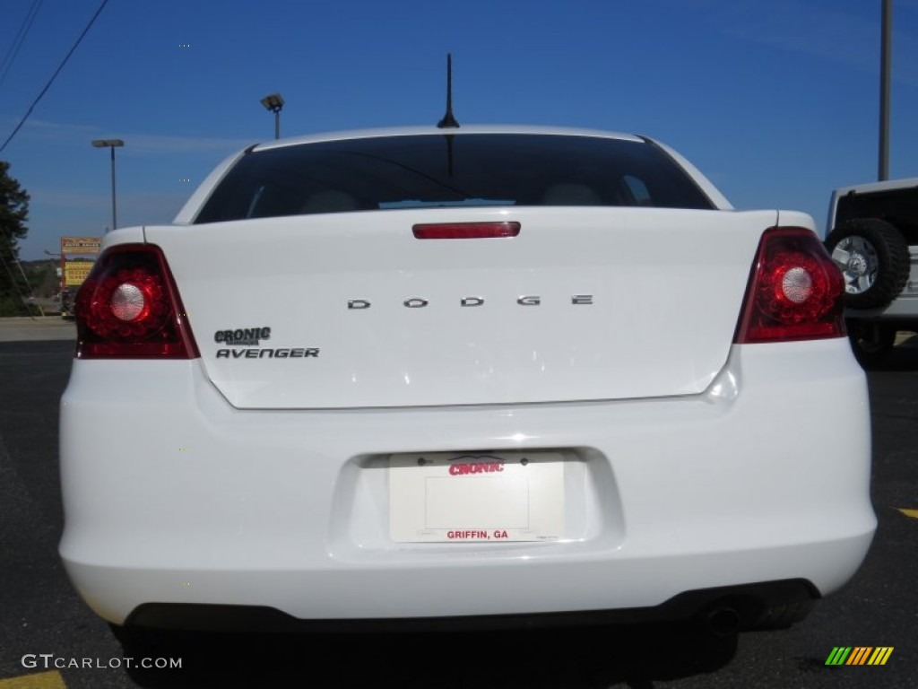 2013 Avenger SE - New Bright White / Black photo #6