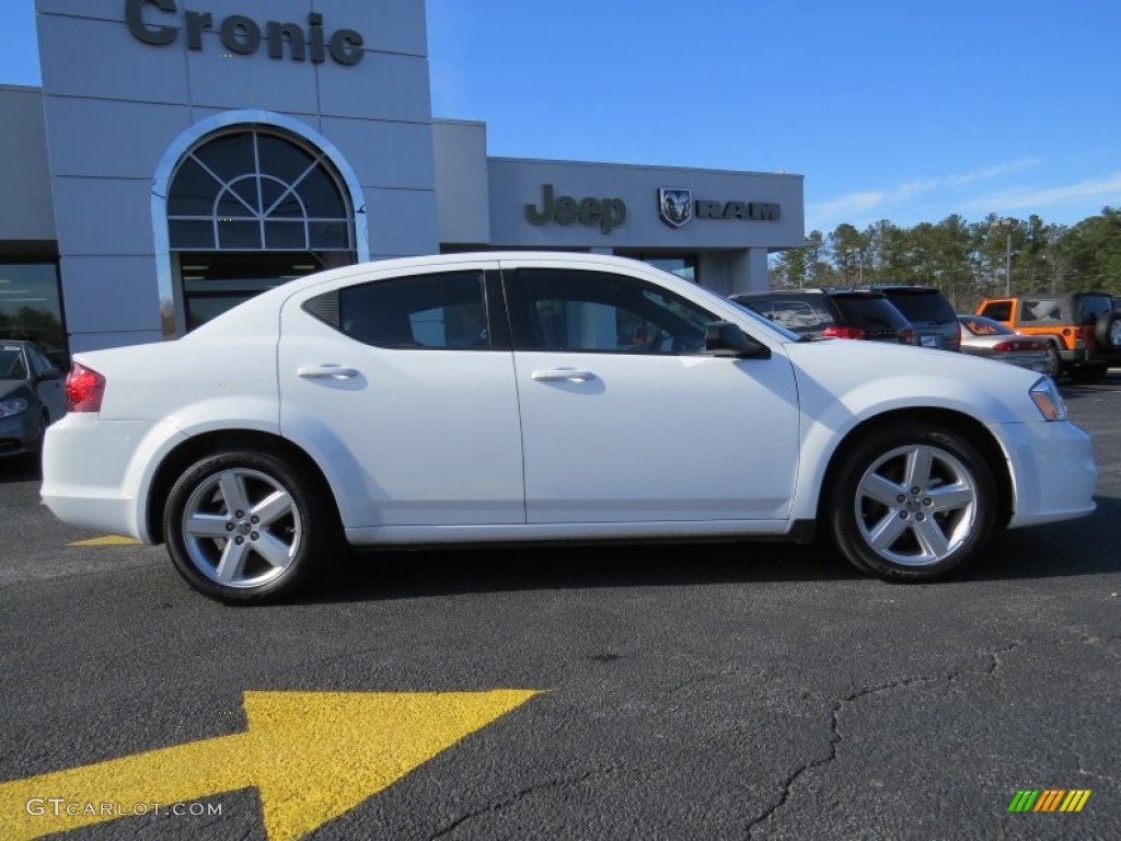 2013 Avenger SE - New Bright White / Black photo #8