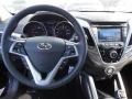 2014 Hyundai Veloster Gray Interior Dashboard Photo