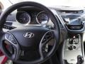 Beige 2014 Hyundai Elantra SE Sedan Steering Wheel