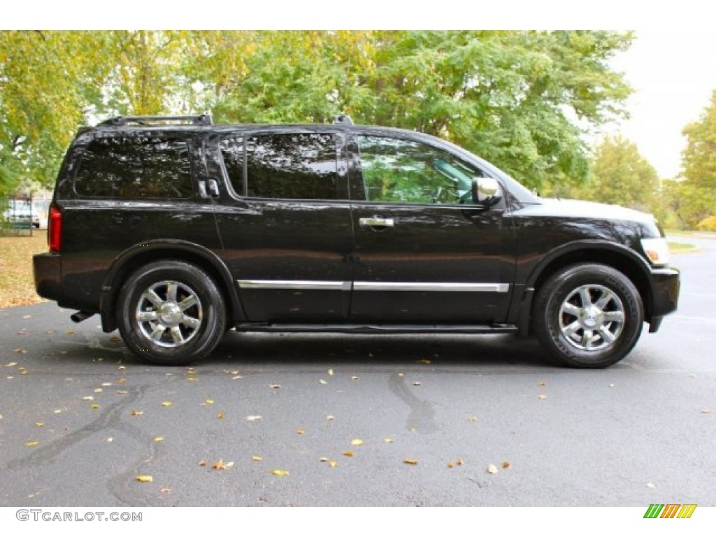 2006 QX 56 4WD - Liquid Onyx / Graphite photo #10