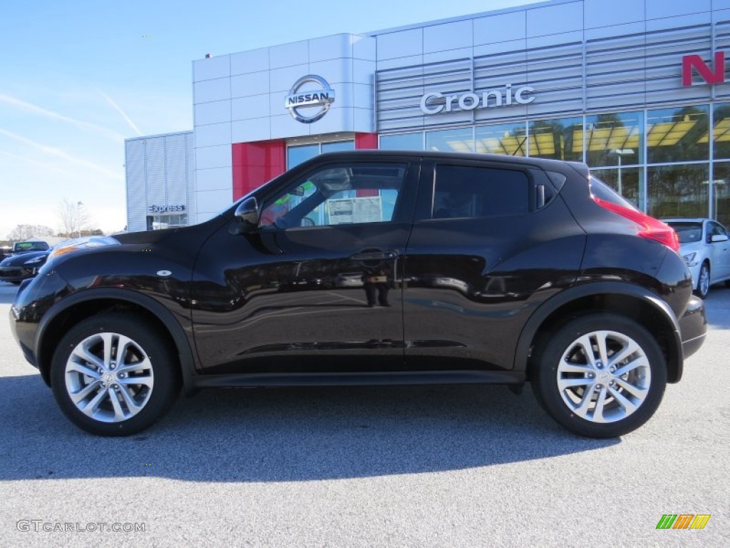 2014 Juke SV - Bordeaux Black / Black photo #2