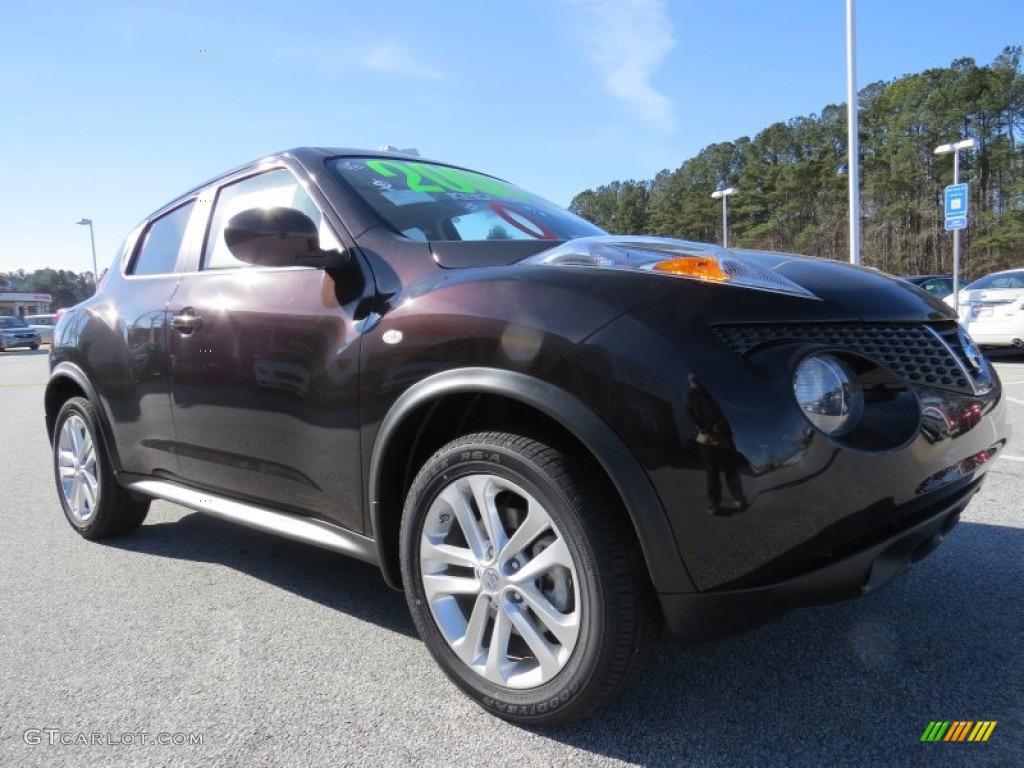 2014 Juke SV - Bordeaux Black / Black photo #7