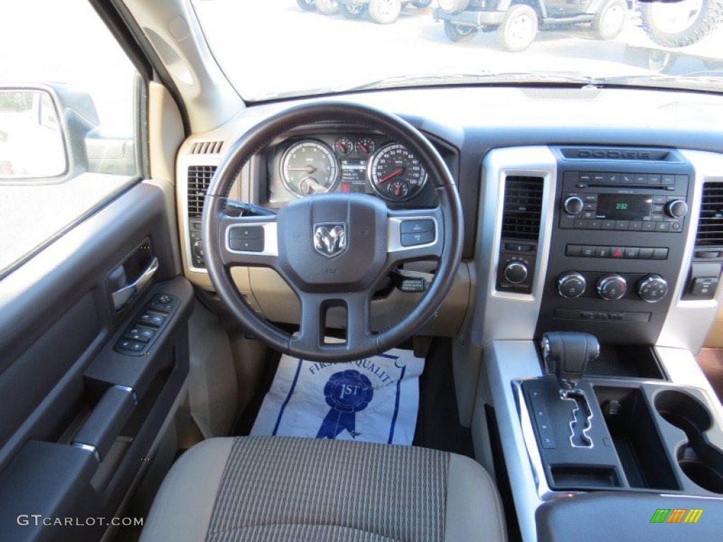 2011 Ram 1500 Big Horn Crew Cab 4x4 - Bright White / Light Pebble Beige/Bark Brown photo #19