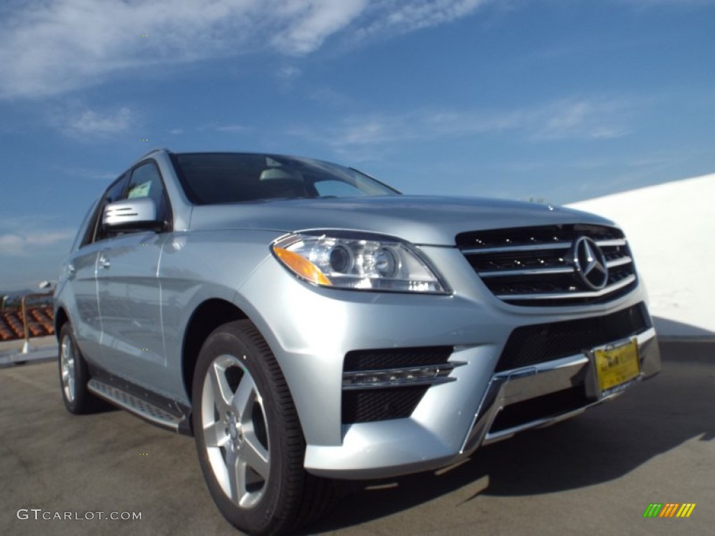 2014 ML 350 - Diamond Silver Metallic / Grey photo #11