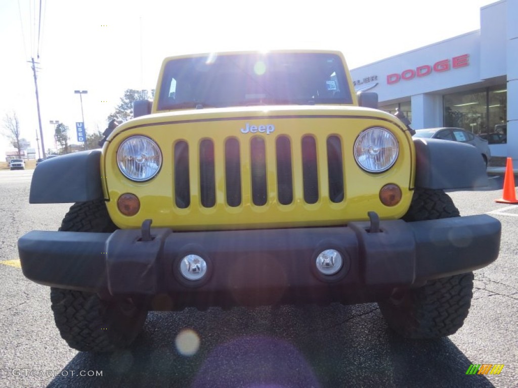 2011 Wrangler Unlimited Sport 4x4 - Detonator Yellow / Black photo #2