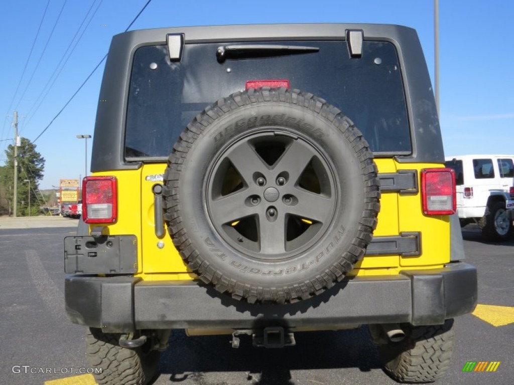 2011 Wrangler Unlimited Sport 4x4 - Detonator Yellow / Black photo #6