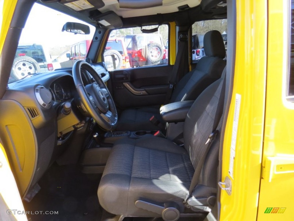 2011 Wrangler Unlimited Sport 4x4 - Detonator Yellow / Black photo #11