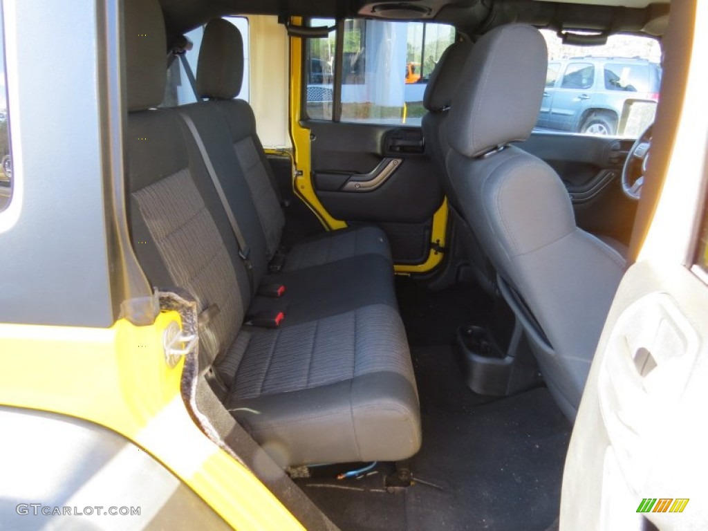 2011 Wrangler Unlimited Sport 4x4 - Detonator Yellow / Black photo #17