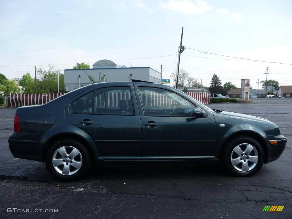 2003 Jetta GLS Sedan - Alaska Green Metallic / Black photo #12