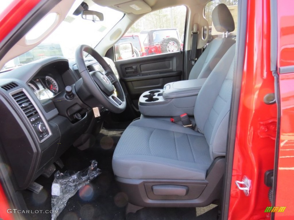 2014 1500 Express Crew Cab - Flame Red / Black/Diesel Gray photo #11