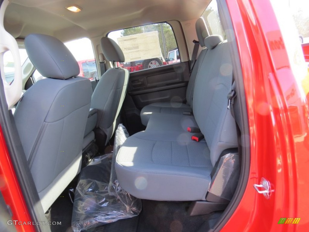 2014 1500 Express Crew Cab - Flame Red / Black/Diesel Gray photo #13