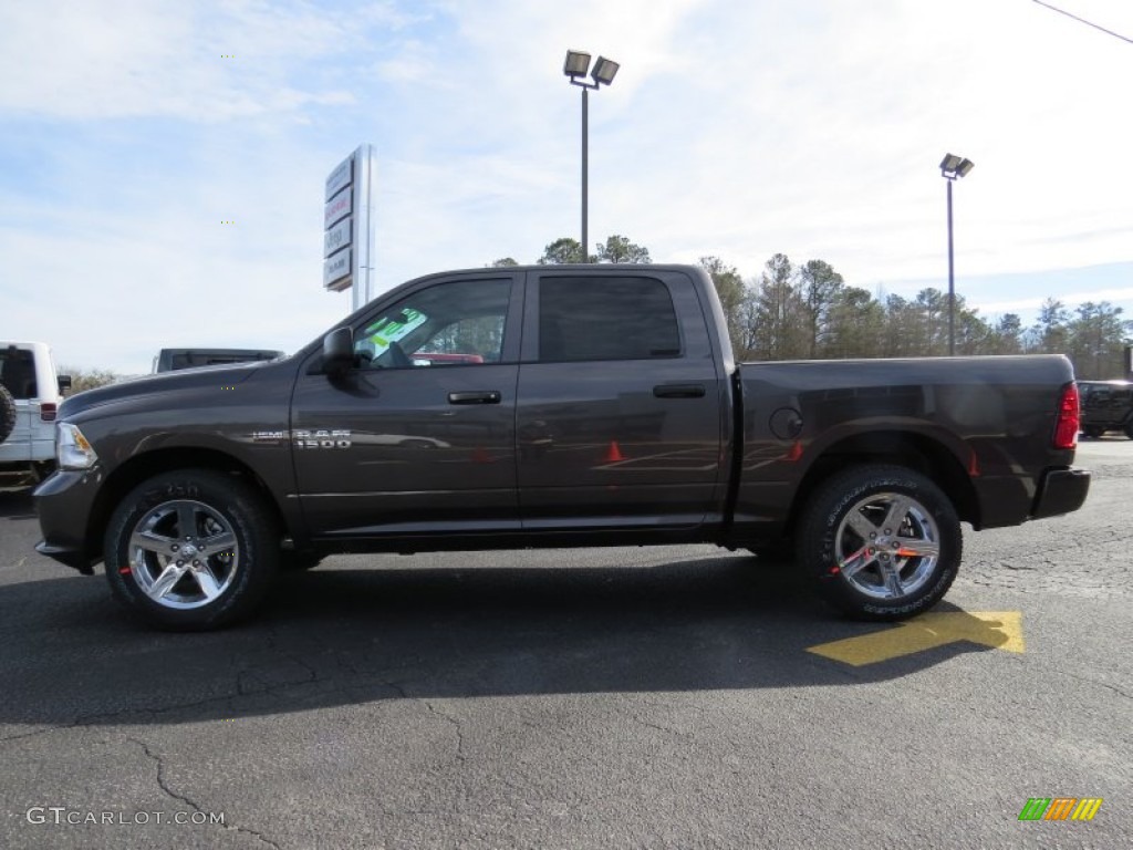 2014 1500 Express Crew Cab - Granite Crystal Metallic / Black/Diesel Gray photo #4