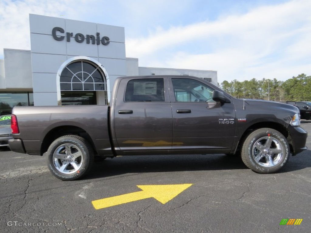 2014 1500 Express Crew Cab - Granite Crystal Metallic / Black/Diesel Gray photo #8