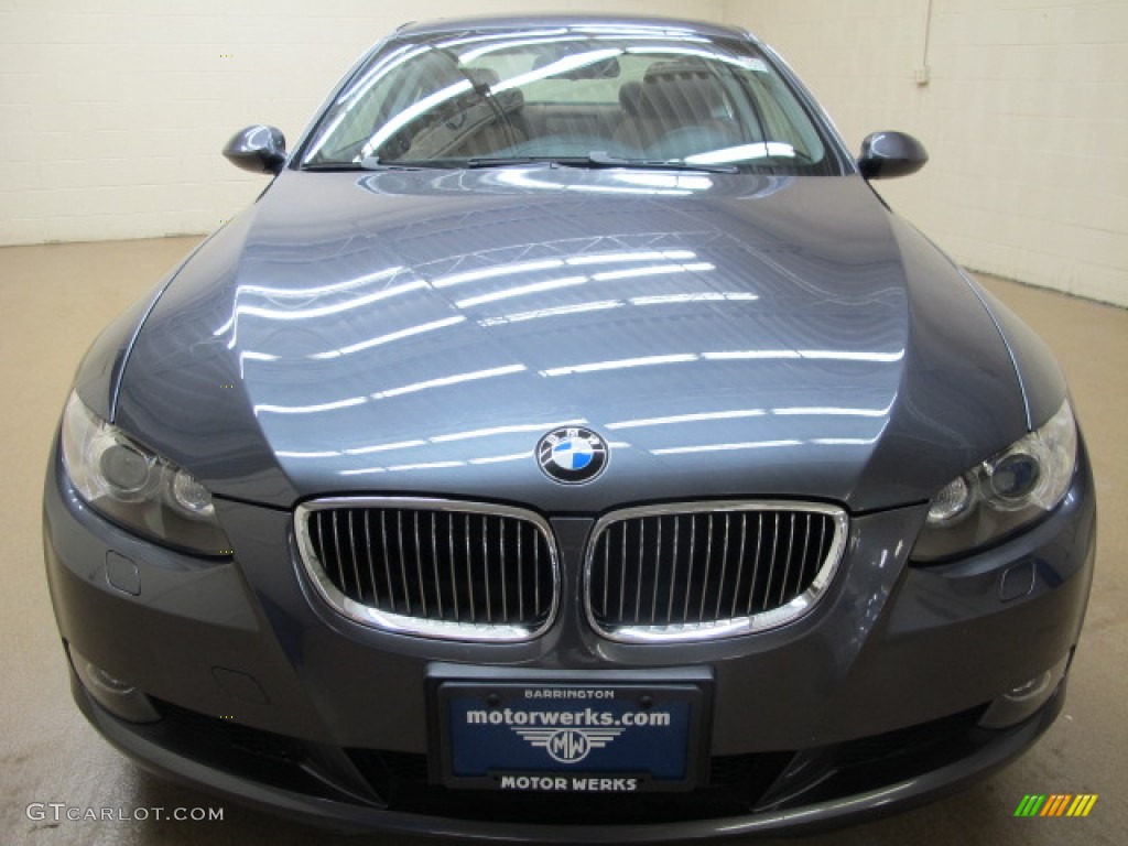 2008 3 Series 328xi Coupe - Sparkling Graphite Metallic / Saddle Brown/Black photo #2