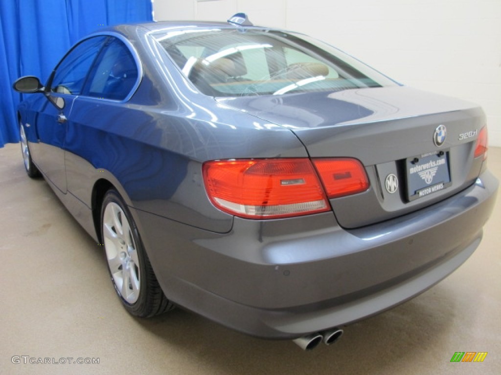 2008 3 Series 328xi Coupe - Sparkling Graphite Metallic / Saddle Brown/Black photo #5