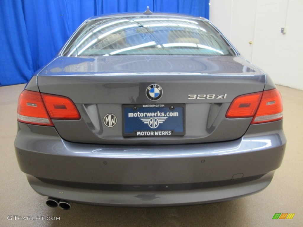 2008 3 Series 328xi Coupe - Sparkling Graphite Metallic / Saddle Brown/Black photo #6