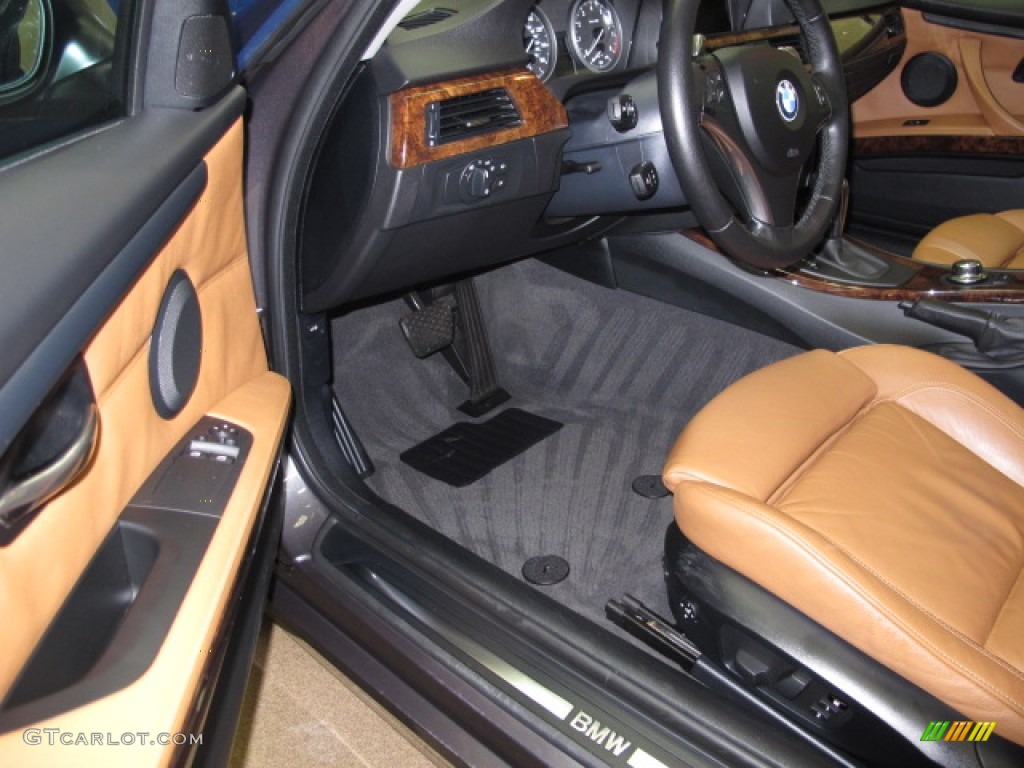 2008 3 Series 328xi Coupe - Sparkling Graphite Metallic / Saddle Brown/Black photo #11
