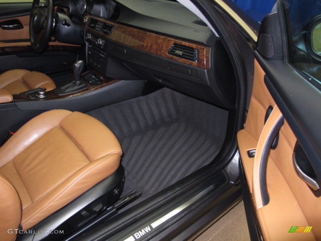 2008 3 Series 328xi Coupe - Sparkling Graphite Metallic / Saddle Brown/Black photo #15