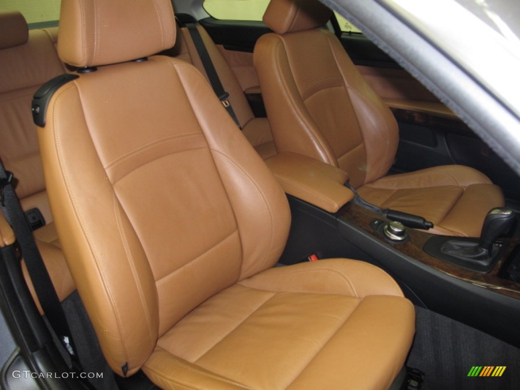 2008 3 Series 328xi Coupe - Sparkling Graphite Metallic / Saddle Brown/Black photo #16