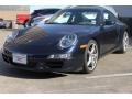 2007 Midnight Blue Metallic Porsche 911 Carrera Coupe  photo #3