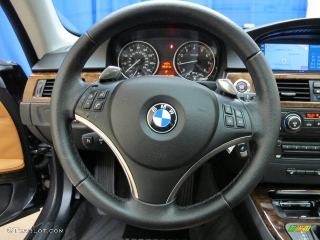 2008 3 Series 328xi Coupe - Sparkling Graphite Metallic / Saddle Brown/Black photo #25