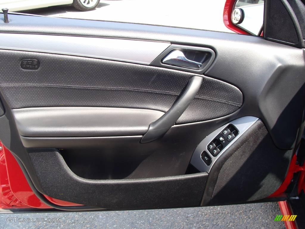 2005 Mercedes-Benz C 230 Kompressor Sedan Black Door Panel Photo #9001125