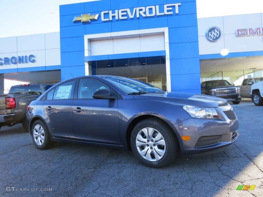 2014 Cruze LS - Atlantis Blue Metallic / Jet Black/Medium Titanium photo #1