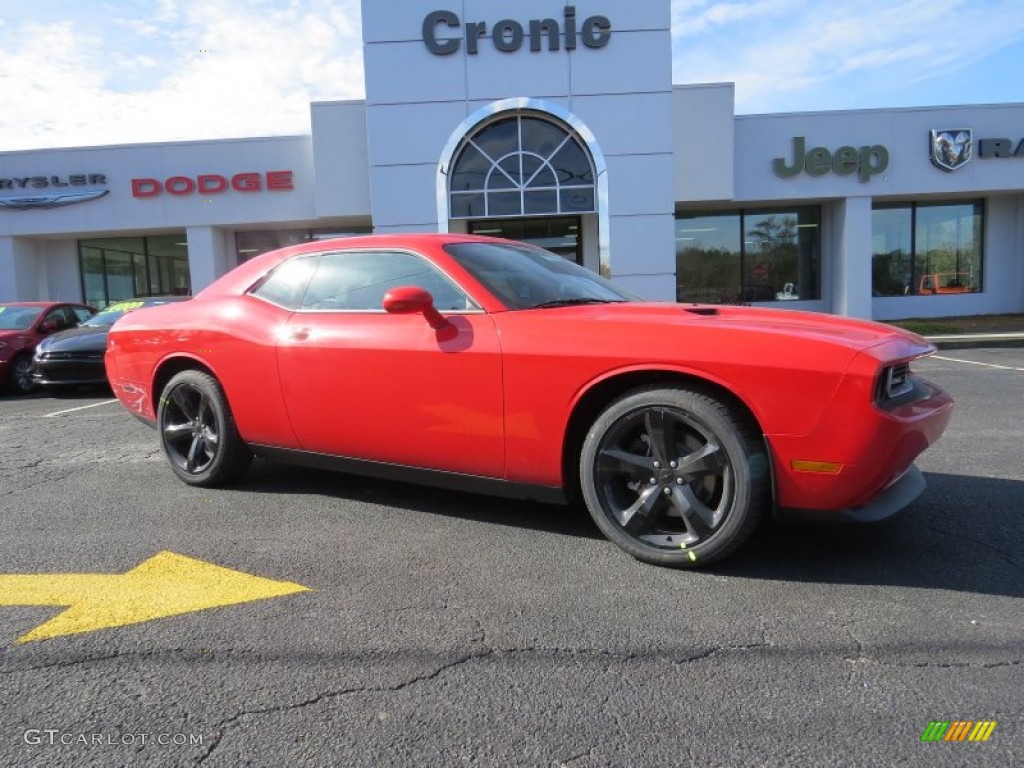 2014 Challenger SXT - TorRed / Dark Slate Gray photo #1