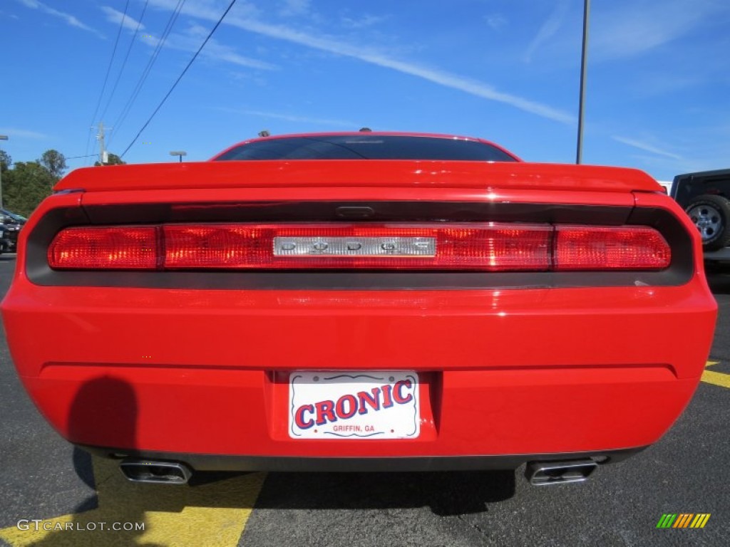 2014 Challenger SXT - TorRed / Dark Slate Gray photo #6