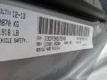 PSC: Billet Silver Metallic 2014 Dodge Dart GT Color Code