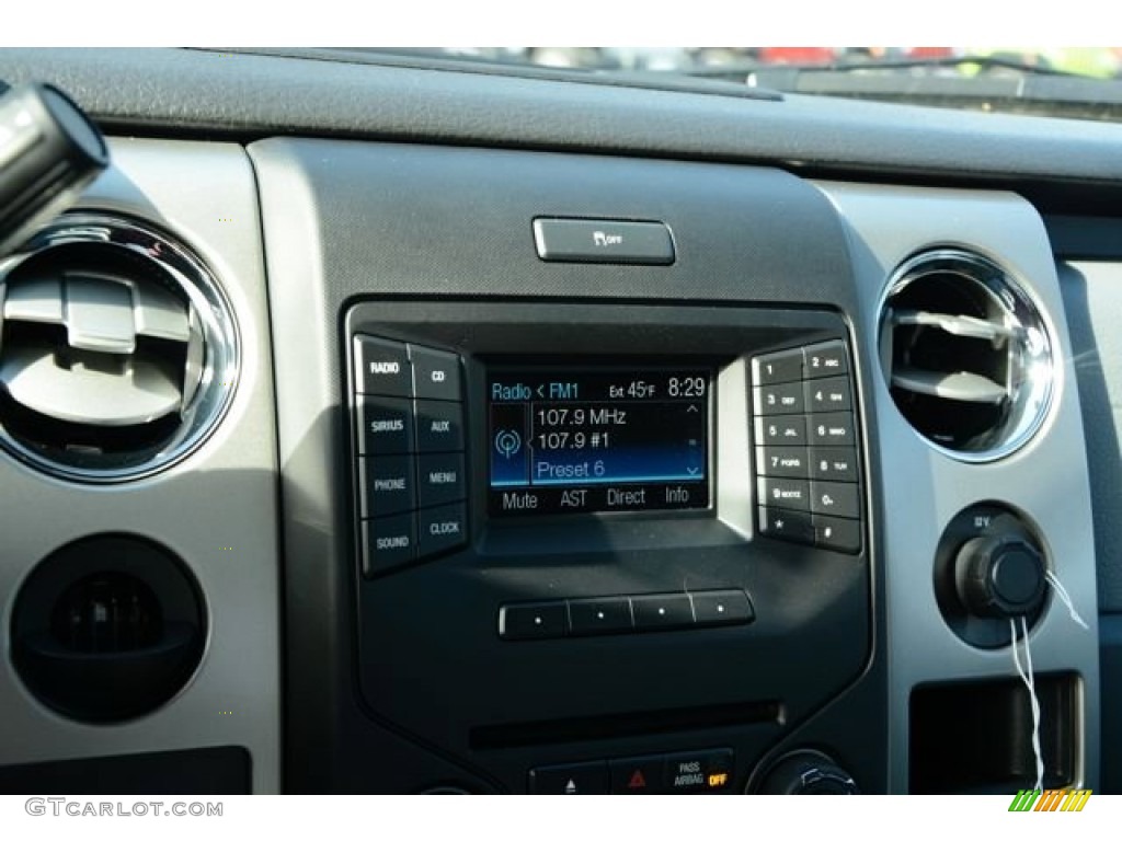 2014 F150 XLT SuperCab - Oxford White / Steel Grey photo #22