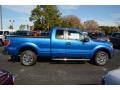 Blue Flame 2014 Ford F150 XLT SuperCab Exterior