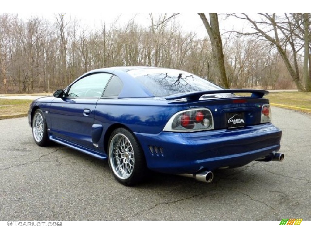 1997 Mustang GT Coupe - Moonlight Blue Metallic / Medium Graphite photo #4