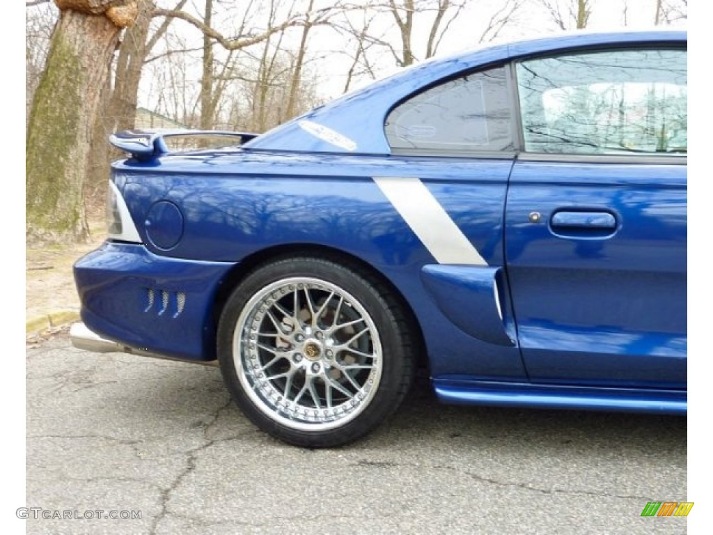 1997 Mustang GT Coupe - Moonlight Blue Metallic / Medium Graphite photo #23