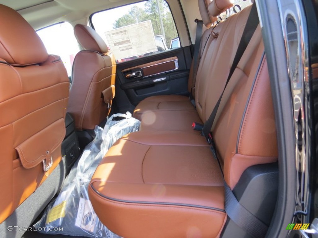 2014 Ram 3500 Laramie Limited Crew Cab 4x4 Dually Rear Seat Photo #90013580