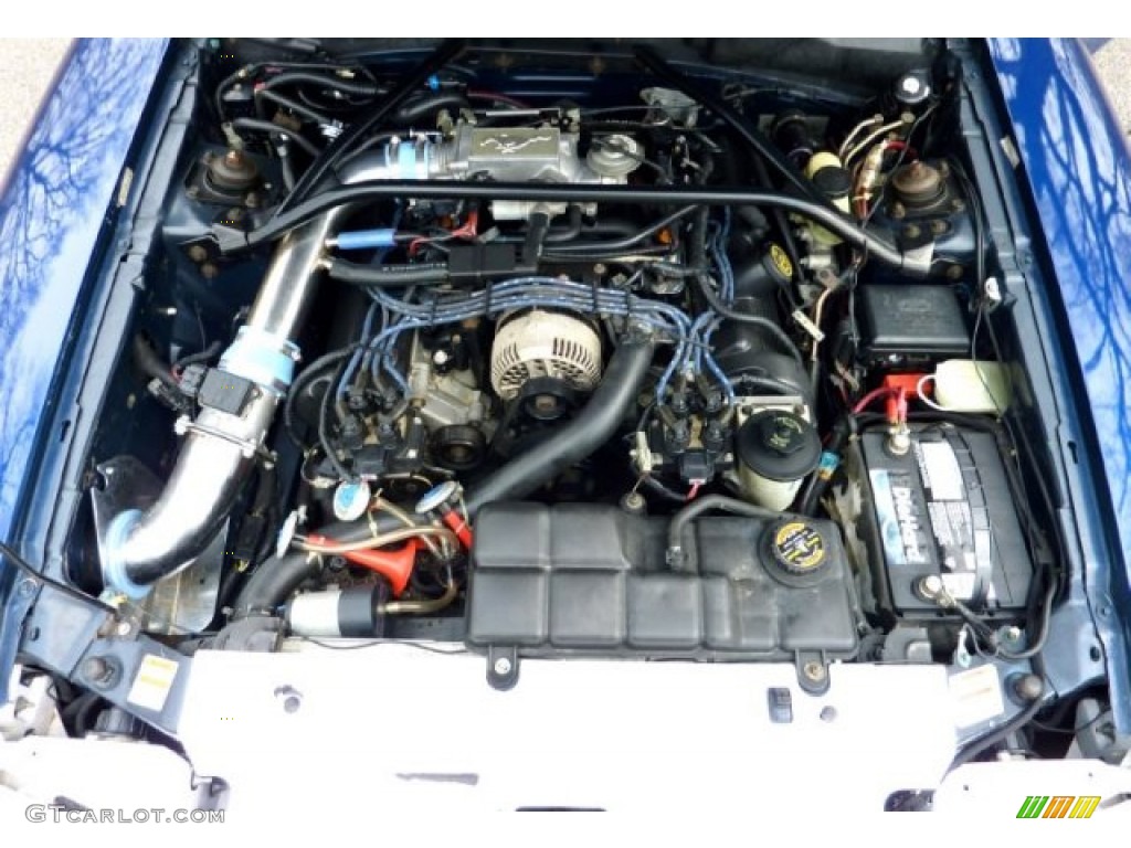 1997 Mustang GT Coupe - Moonlight Blue Metallic / Medium Graphite photo #27