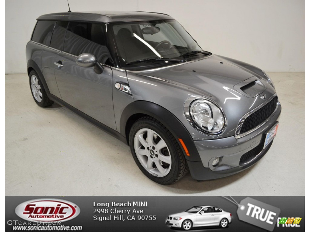 2010 Cooper S Clubman - Dark Silver Metallic / Grey/Carbon Black photo #1