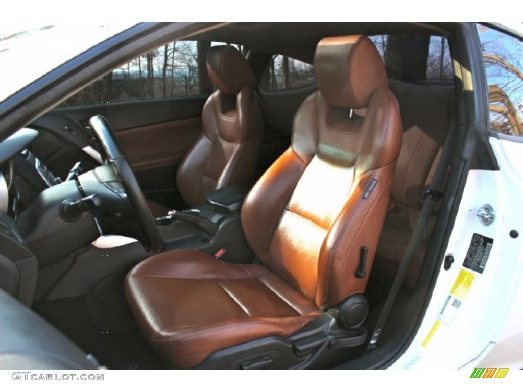 2010 Genesis Coupe 3.8 Track - Karussell White / Brown photo #14