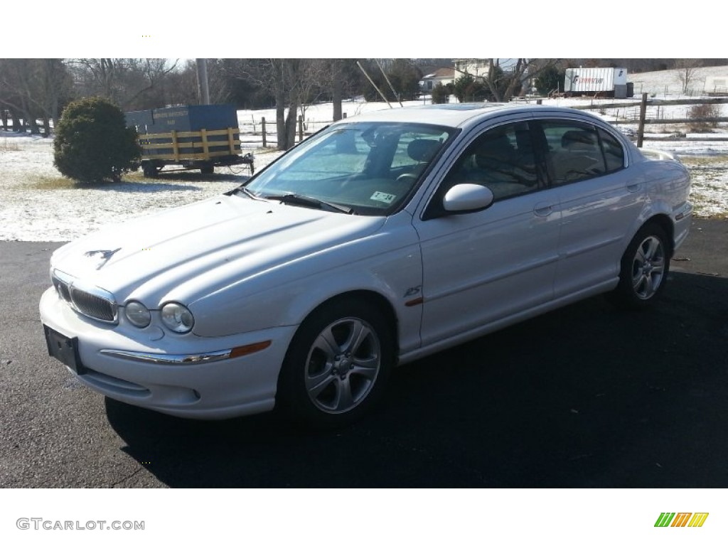 White Onyx Jaguar X-Type