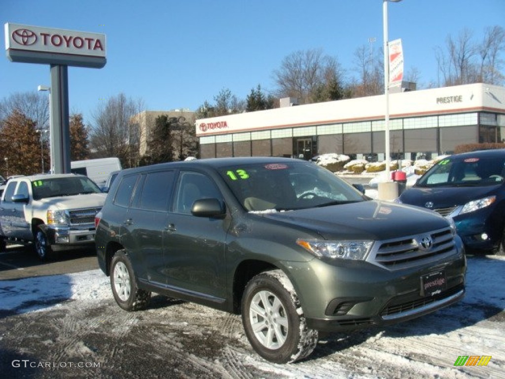 2013 Highlander  - Cypress Green Pearl / Sand Beige photo #1