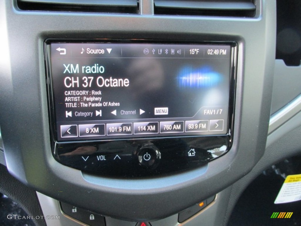 2014 Sonic LT Sedan - Cool Blue / Jet Black/Dark Titanium photo #15