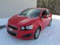 2014 Red Hot Chevrolet Sonic LT Sedan  photo #9